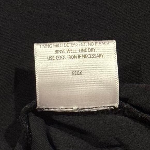 Eileen Fisher Top Silk Minimalist Quiet Luxury Capsule Lightweight Black Size PL - Picture 6 of 8
